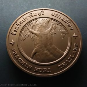 commemorative coin, medal of PRACHIN BURI province size 7 cm