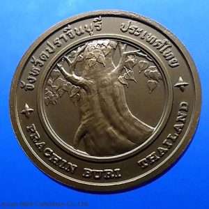 Commemorative coin, medal of PRACHIN BURI province size 4 cm