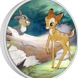 2022 – 1 OZ Silver Proof Coin- Disney Bambi 80th Anniversary – Bambi and Thumper