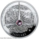 2014 – JANUARY The Magic Stones of Happiness Proof silver Coin 1$