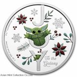 2021 – 1 OZ Silver Proof Coin – Star Wars Yoda Mandalorian Grogu