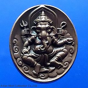 2009 - Ganesh Medal Behind Lord Vishnukarma (small print), Department of Fine Arts