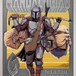 2022 Niue The Mandalorian 1oz Silver Antique Poster Coin