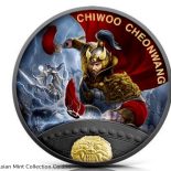 2021 – Chiwoo Cheonwang 1oz Silver Colored BU Medal w/ Glow in the Dark Effect