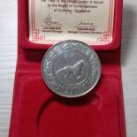 1990 – Singapore $10 Uncirculated Coin (Year of Horse🐎) #90