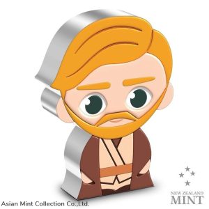 2022 Niue Star Wars - Young Obi-Wan Kenobi 1oz Silver Chibi Coin