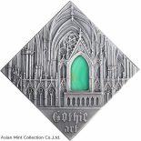 2014 – Gothic Art The Art that Changed the World Antique finish Silver Coin