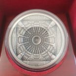 2015 – Cook Islands TEMPLE of HEAVEN BEIJING $20 Silver coin Antique Ultra High Relief Concave Shape