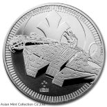 2021 Niue Star Wars Millennium Falcon 1 oz Silver – IN CAPSULE