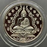 2004 – The Emerald Buddha- Silver polished coin, Series 2 of The Temple of the Emerald Buddha,
