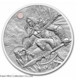 2022 Sin Tigris Guardian South Korean 1 oz .999 silver coin in capsule