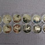 2005-2016 Singapore Zodiac 3rd Series full set $2 Cupro Nickel Coin