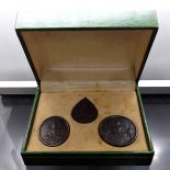 The Emerald Buddha, Copper Black Oxide coin. First series, 3 Season in 1982 with original box