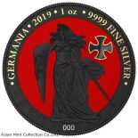 2019 Germania Iron Cross 1oz Silver BU Coin