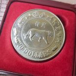 1986 10DOLLARS SINGAPORE DUIT LAMA (NICKEL), UNC