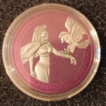 2020 – Germany 5 marks “space pink edition” – 1 oz silver