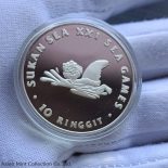 2001 – RM10 Proof Silver Coin – 11th Sukan Sea Games