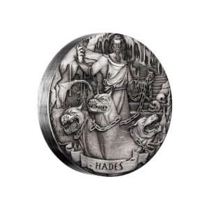 2017 - $2 Gods of Olympus Hades 2oz Silver High Relief Coin