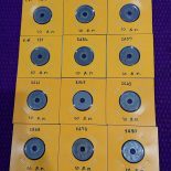 1913-1921 Run Nickel 10 satang complete set (12 coins)