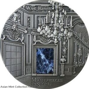 2018 - WAR ROOM Versailles Masterpieces in Stone 3 Oz Silver Coin 10$ Fiji