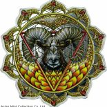 2022 $5 Solomon Islands RAM OF THE 3ER CHAKRA Phil Lewis 2 Oz Silver Proof Coin.
