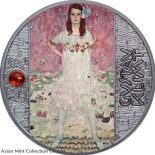2022 – Portrait of Mäda Primavesi Gustav Klimt Proof Silver Coin CFA Cameroon