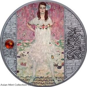 2022 - Portrait of Mäda Primavesi Gustav Klimt Proof Silver Coin CFA Cameroon