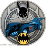 2021 – 1 oz Silver Proof Coin – DC Comics 1997 Batmobile Coin Niue