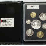 1991 – Silver Proof Coin Set – Rugby World Cup – New Zealand