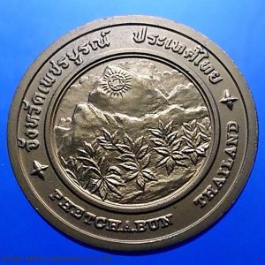 Commemorative coin, medal of PHETCHABUN province size 4 cm