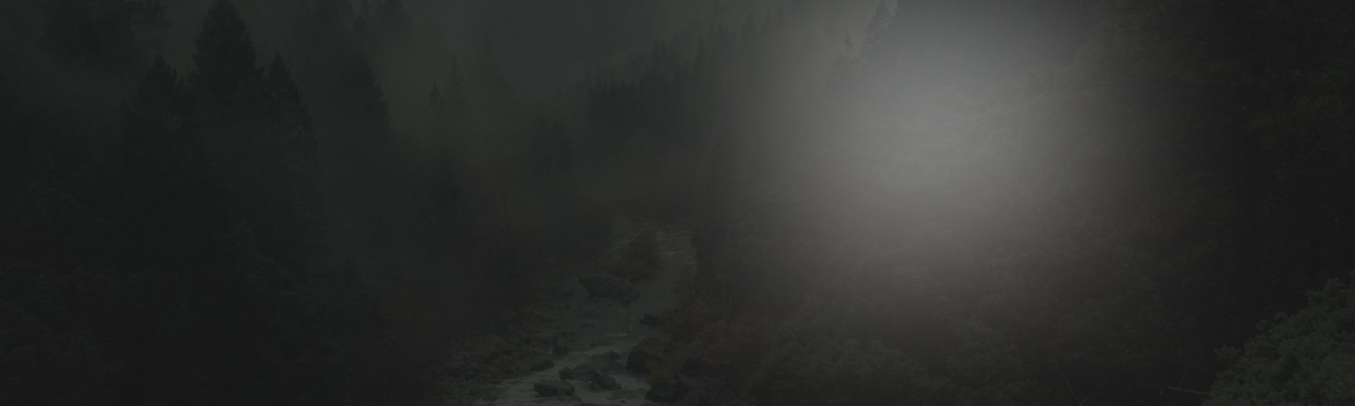 Natural landscape with flare