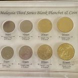 2014 – Malaysian 3rd Series 2014 Coin set with empty Planchets and coins