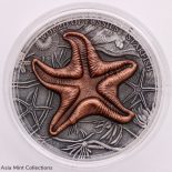 2019 – STARFISH World of Fossils 2 Oz Silver Coin 2$ Niue