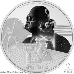 2023 Niue Star Wars Darth Vader 3oz Silver Colorized Proof Coin
