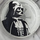 2017 – $2 Star Wars Darth Vader 1 oz .999 Silver BU in Capsule