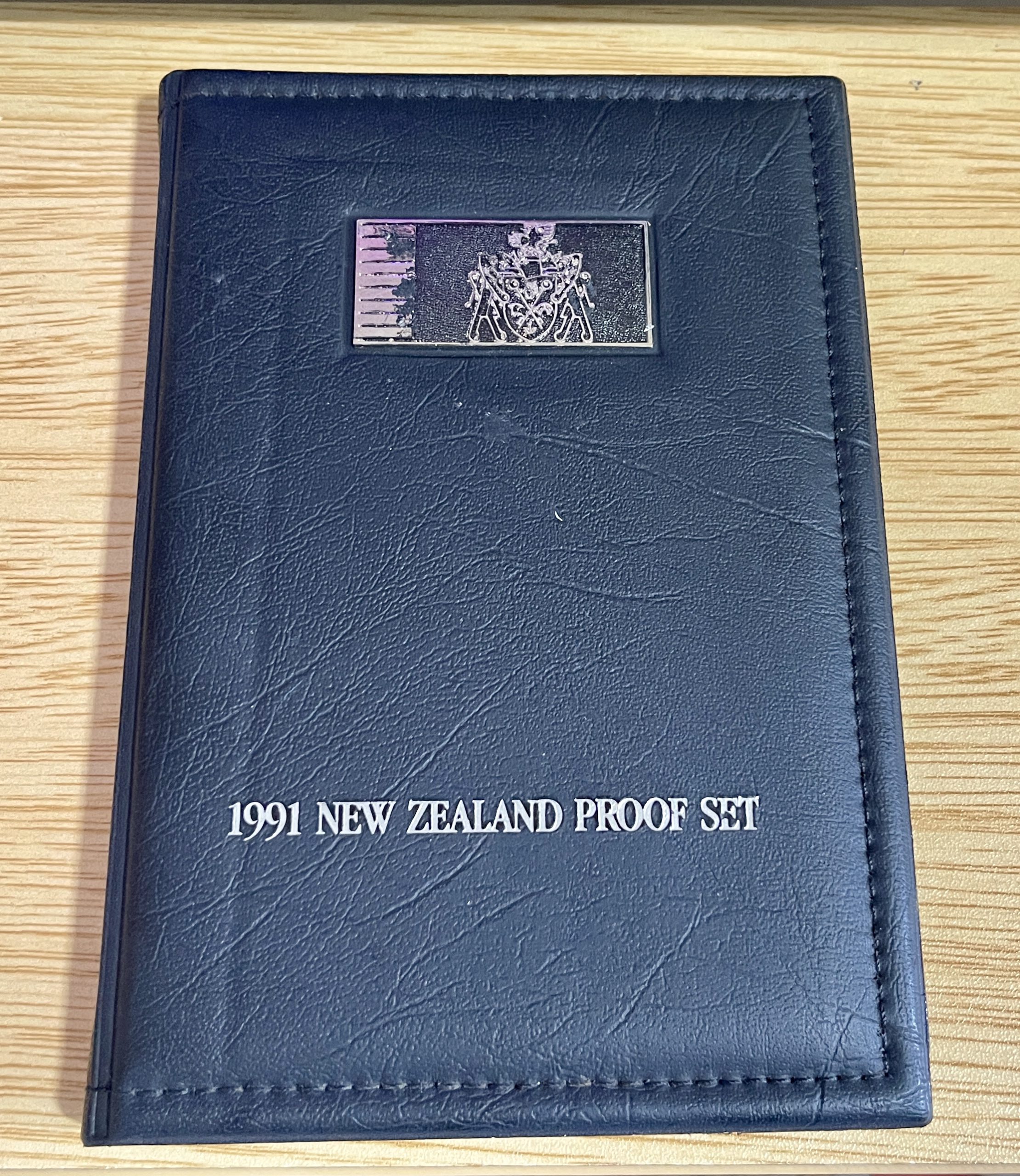 2 1991 - Silver Proof Coin Set -- Rugby World Cup - New Zealand