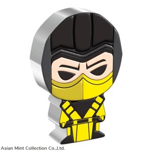 2022 Niue Mortal Kombat Scorpion 1oz Silver Chibi Coin