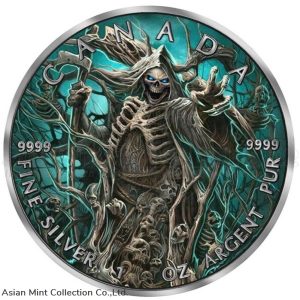 2023 Canada Grim Reaper Armageddon VI Maple Leaf 1oz Silver Coin
