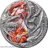 2023 – Flaming Wyvern The Dragonology 2 oz Silver Coin 2000 Francs CFA Cameroon