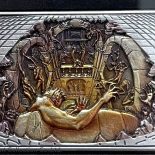 2022 – HELL 3D Pavement Illusions Street Art 1 Oz Silver Niue