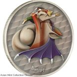 2023 – Bunyip World of Cryptids 1 oz Antique Finish Silver Coin 2$ Niue