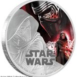 2016 STAR WARS KYLO REN 1oz Silver Proof Disney Coin