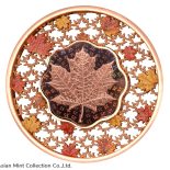 2023 Solomon Islands Filigree Maple Leaf 2oz Silver Proof-Like Coin