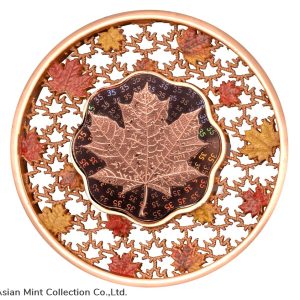 2023 Solomon Islands Filigree Maple Leaf 2oz Silver Proof-Like Coin