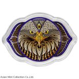2023 Solomon Islands Eagle of the 6th Chakra 2oz Silver Colorized Coin