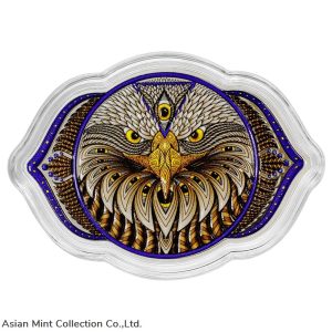 2023 Solomon Islands Eagle of the 6th Chakra 2oz Silver Colorized Coin
