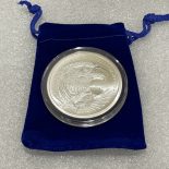 2023 – 2oz Double Eagle Flag IN GOD WE TRUST .999 Silver BU