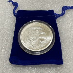 2023 - 2oz Double Eagle Flag IN GOD WE TRUST .999 Silver BU