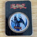 2022 Niue 1 oz Color Ag Yu-Gi-Oh! – Blue-Eyes White Dragon “see pictures”