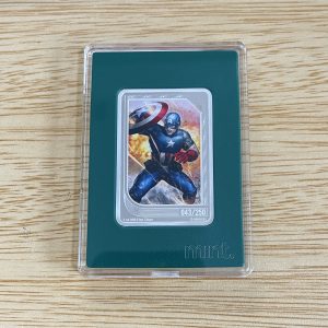 🔥2023 - NEW! Niue Marvel Mint Trading CAPTAIN AMERICA 1 Oz .999 Silver 043/250🔥